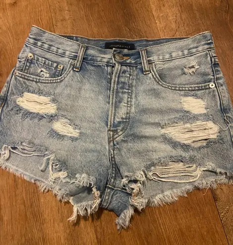 Aeropostale Light Washed Jean Shorts