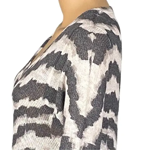 NALLY & MILLIE grey/taupe/cream, abstract striped, high