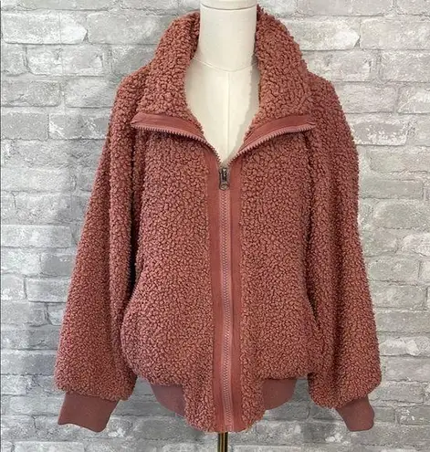 Prómesa Promesa Rose Teddy Jacket Plush Oversized Fit
