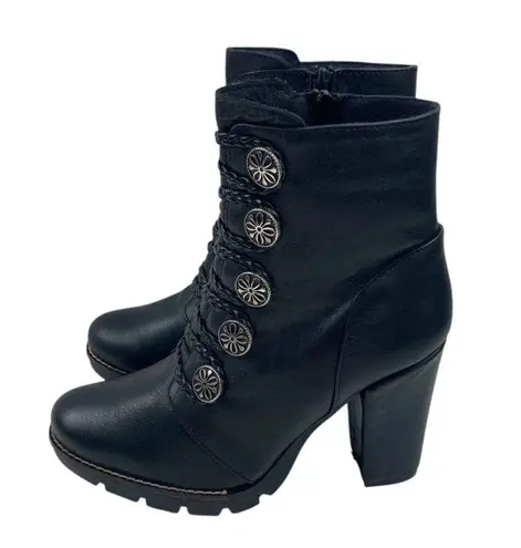Vialibera Heeled Black Boots Women’s 7.5