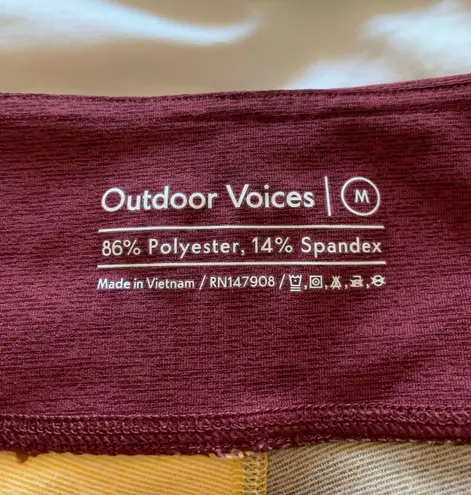 Outdoor Voices Spandex Shorts