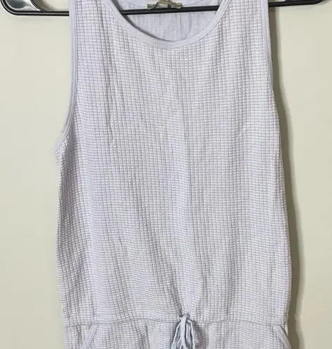 Lilla P Tie Waist Tank Dress Clearwater Waffle Small Excellent Condition Gray