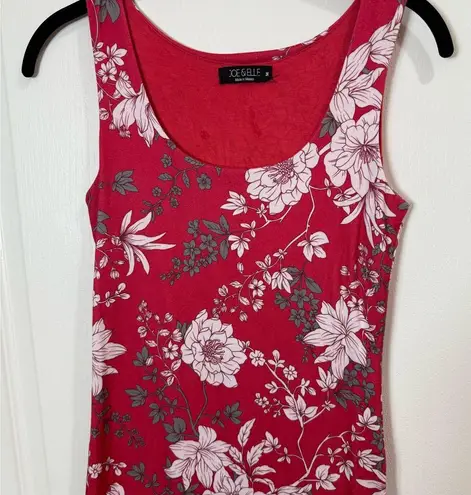 JOE & ELLE Red Floral Midi Dress