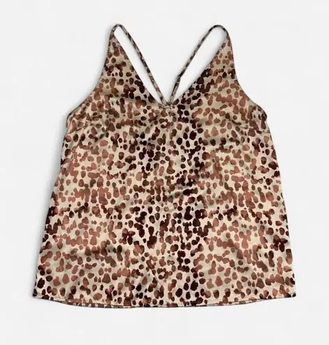 Stars Above Satin Leopard Print Cami Tank - Size S (NWT)
