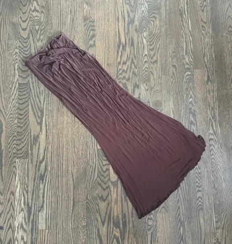 SheIn Brown Cinched Waist Maxi Skirt