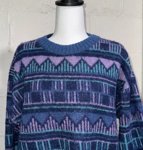 Icewear Icelandic Pure Wool Knot Sweater Blue Size XL