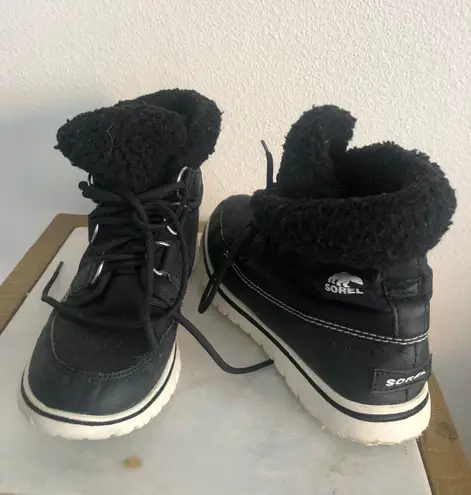 Sorel Black Ankle Boots