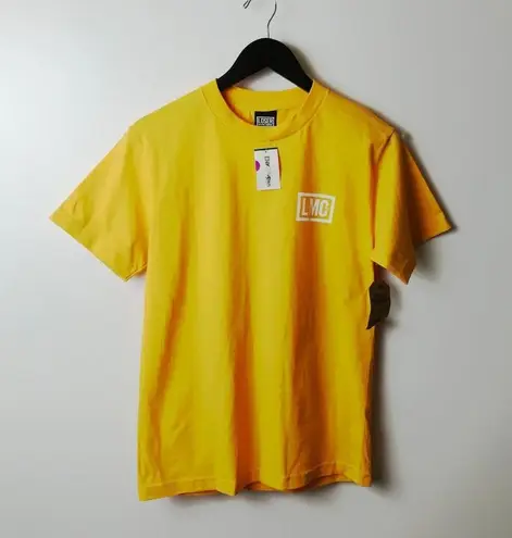 Pacific&Co NWT Active Ride Shop T Shirt Loser Machine LMC Double Sided Yellow Small
