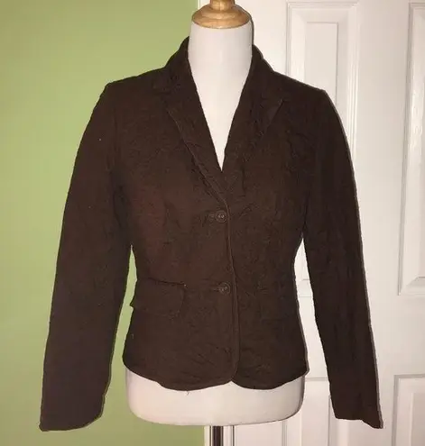 Apt. 9  BUTTON FRONT SZ 10 BROWN DRESS BLAZER