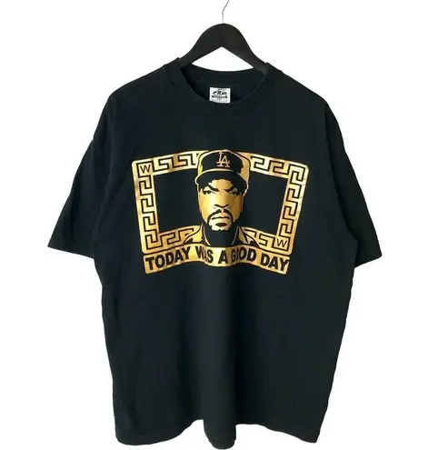 Y2K 00s Vintage Ice Cube Today Was A Good Day Rap Tee T Shirt Black 2XL XXL Size undefined