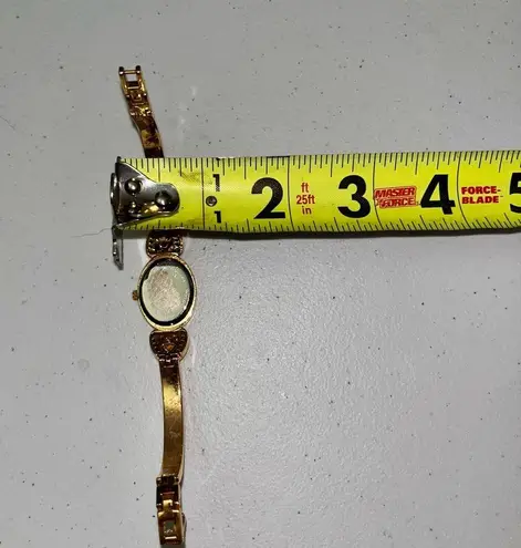 Danbury Mint Ruby Heart Gold Ladies Analog Quartz Watch