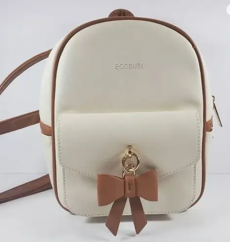 Ecosusi Women Backpack Purse PU Leather Water Resistant Rucksack Daypack