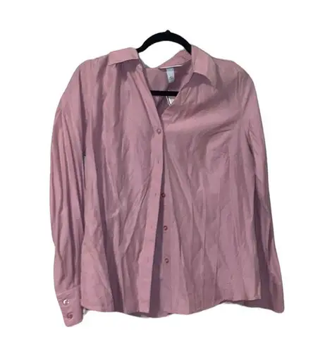 Dress Barn Pink  button up