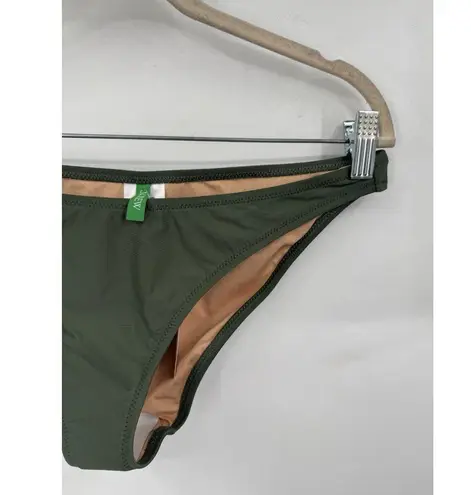 J. Crew Heritage 1989 High Leg Bikini Bottom Women M Green NEW Beach Coastal Size M