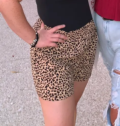 Apt. 9 Leopard Print Pull On Shorts