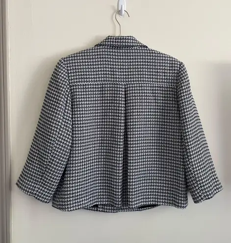 JM Collection Black White Tweed Jacket