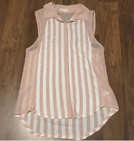 Silence + Noise Button Down High Low Top - Image 1