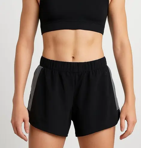 TomboyX Summit Athletic Shorts Moisture Wicking Black Womens XL Elastic Waist