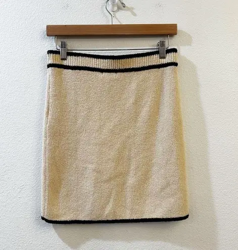 L'Academie L’Academie By Marianna Elektra Mini Skirt in Beige Size Medium NWT