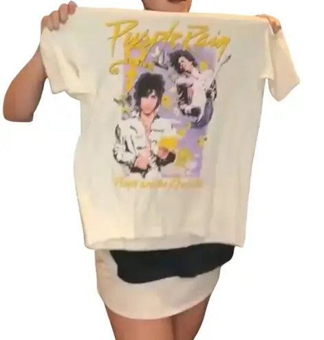 Daydreamer Prince & the Revolution Purple Rain Flowers Tee, Size S, New w/o Tag