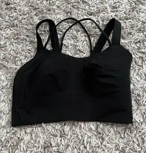 Lululemon  black like a cloud d/dd bra size 6