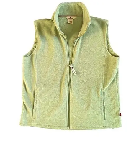 Woolrich  Fleece Vest, Green, Size Medium