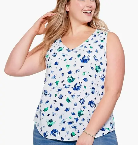 Nic+Zoe GARDEN PARTY TANK size PL (b10)