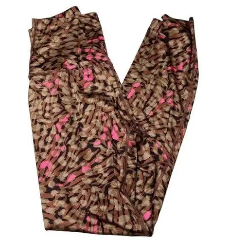 Beyond Yoga Lux Print High Waisted Midi Legging Electric Cheetah