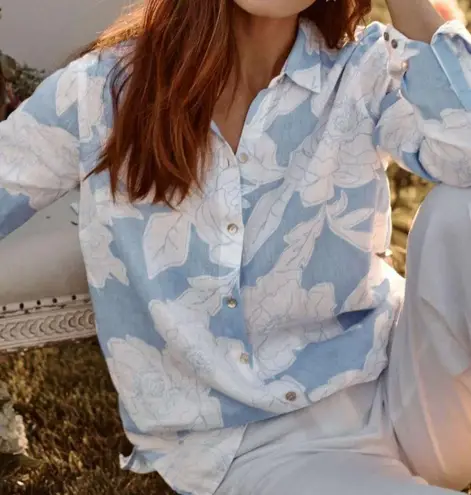 J. Jill Love Linen Everyday Linen Button