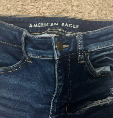 American Eagle dark wash  hi-rise jegging