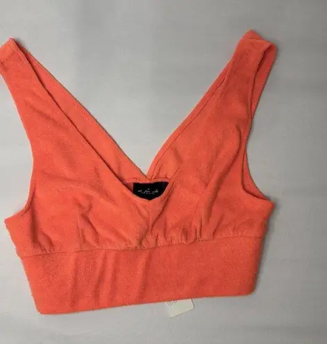 Urban Outfitters NWT  Out From Under Terry Coral Crop Tank - M