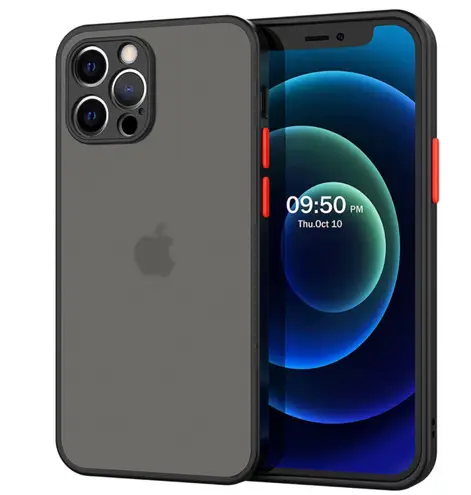 Ultra Slim Lightweight Protective iPhone 12 Pro Case Black