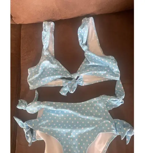 Mon Ami Blue Dot Bikini 2 piece, A74