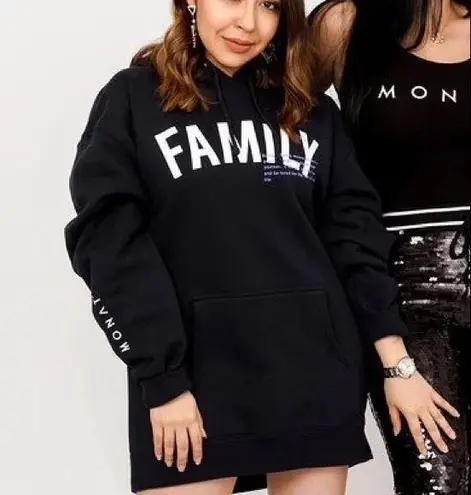 MOVING SALE Monat Family Hoodie Black Size L