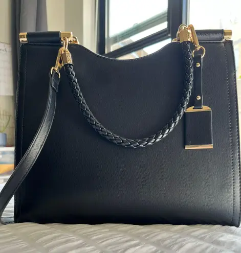 Structured Black Purse