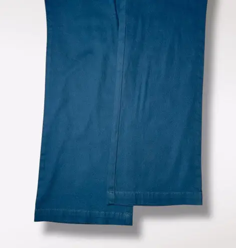 NWT Mainstreet Blues High Rise Pants Stretch Teal Elastic Waist Size 14W Blue