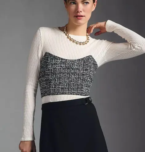 En Saison NWT Noelle Bustier Top Size Small Black