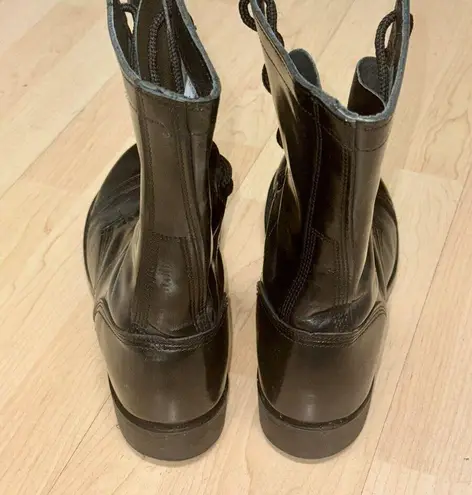 Vintage Corcoran Marauder Jump Boots 10.5 E Black Leather USA Military