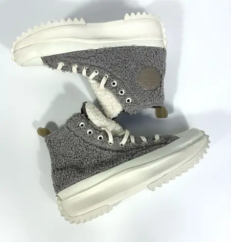Converse  Chuck Taylor All Star Faux Shearling Run Hike Platform Sneakers 9 NWT