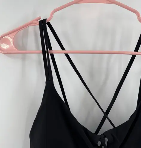 Skinny Dippers Swimsuit Size Large NEW Jelly Beans Suga Babe Lace Up Black NWOT