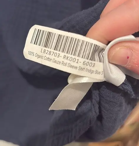 Quince | 100% Organic Cotton Gauze Roll Sleeve Shirt