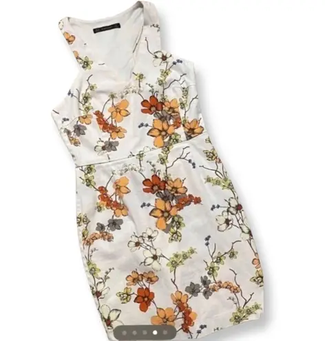 ZARA White Floral Dress