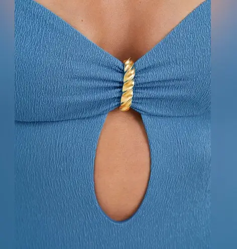 VIX Firenze Lori One Piece, Size medium, $248 Blue