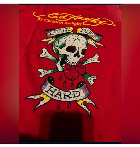 Ed Hardy Vintage  Love Dies Hard Tee