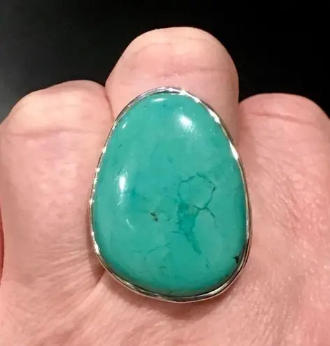 Silpada Turquoise Sterling Silver 925 Ring Size 8