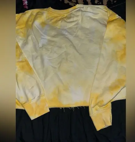 Zano Active Yellow Tie Dye Crewneck Sz. L Size L