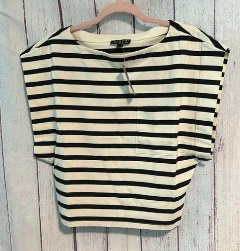 J.Crew NWT  Boatneck muscle T-shirt in stripe mariner cotton