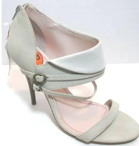 Plenty By Tracy Reese 'Zac' Suede Ivory 4.5" Heels