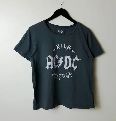 2012 ACDC High Voltage T Shirt Hard Metal Rock Band Graphic Tee Short Sleeve 2XL Size undefined
