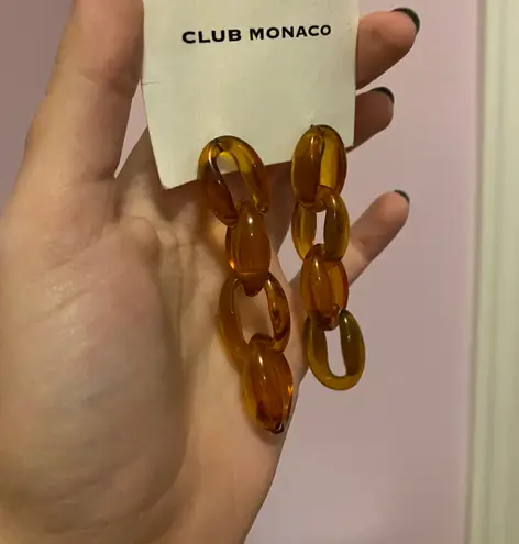 Club Monaco NWT  Chunky Link Earrings